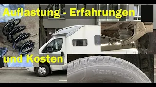 Wohnmobil Auflastung - Erfahrungen und Kosten