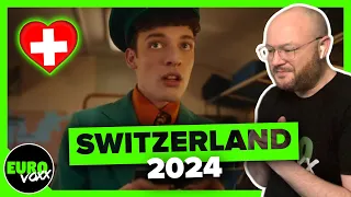 🇨🇭 SWITZERLAND EUROVISION 2024 REACTION: NEMO - 'THE CODE'