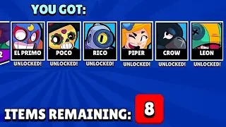 AM PRIMIT 5 BRAWLERI DINTR-UN SINGUR BOX! 😲 brawl stars romania