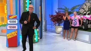 Watch This 'Price is Right' Model Trip In Her Stilettos!