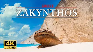ZAKYNTHOS GREECE🇬🇷,Amazing White Beaches, Stunning Clear Blue Water, Famous Navagio Beach 4K 60FPS