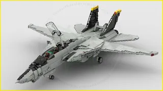 LEGO Grumman F-14 Tomcat | Minifigure Scale | Top Gun