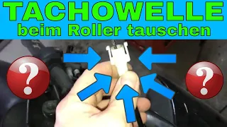 [TUTORIAL] Tachowelle beim Roller wechseln und prüfen