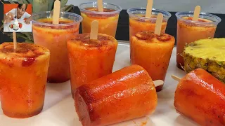 ¡SE AGOTAN EN MINUTOS! Las Paletas de Piña con Chamoy que TODO el mundo está comprando  🍍🌶️💥