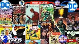 DC Comics - March 21, 2023 -Superman 2; Flash; Black Adam 9; World’s Finest; Nightwing 102; Deceased