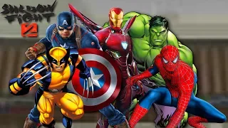 Shadow Fight 2, Titan BodyGuards Vs Marvel Avengers