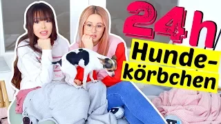 24 STUNDEN eingesperrt im Hundekörbchen 😓 | ViktoriaSarina