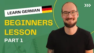 Easy German for Beginners: Lesson 1 - Basics (comprehensible input) - Introducting yourself