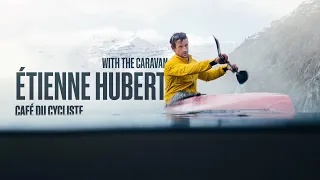 With the Caravan - Etienne Hubert at lake Emosson