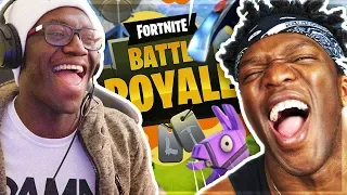 PLAYING DUOS IN FORTNITE WITH KSI