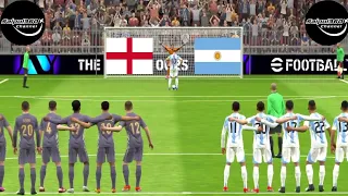 England 🏴󠁧󠁢󠁥󠁮󠁧󠁿 🆚 🇦🇷 Argentina Penalty Shootout Harry Kane vs Messi