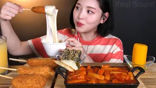 ENG SUB)Tteokbokki (spicy stir-fried rice cake) Mukbang ASMR Korean Eating Show