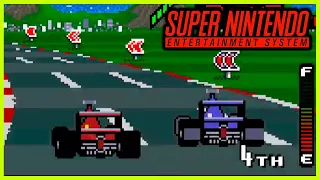 SNES Gameplay - Top Gear Formula 1 [HD, 60fps]