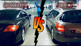 Peugeot 407 Coupe - Szczerbatek VS Stalowy (PARODY DRAG RACE)