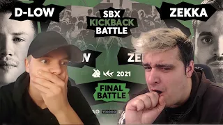 REMIX & SONIK REACTING TO THE KICKBACK FINALS | D-LOW vs ZEKKA