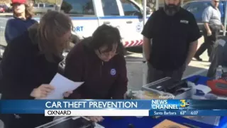 Police Event Offers Free VIN Etching To Prevent Car Thefts