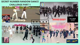 Secret Number Kpop Random Dance Challenge In Some Countries Part 1