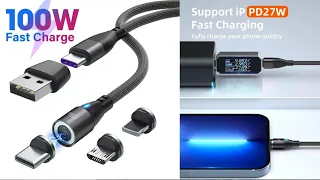 AUFU 100W Magnetic fast charging and data cable