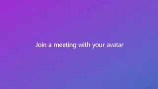 How to join a Microsoft Teams meeting with an avatar