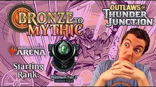 💿 Bronze To Mythic: Episode 10 - Starting Rank: Platinum 3 - MTG Arena:🤠Outlaws Of Thunder Junction🤠