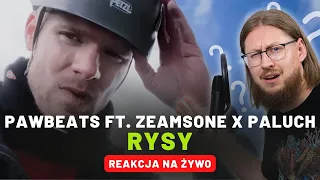 Pawbeats ft. Zeamsone x Paluch "RYSY" | REAKCJA NA ŻYWO 🔴