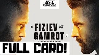 UFC Fight Night Fiziev vs Gamrot Predictions & Full Card Betting Breakdown UFC Vegas 79