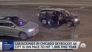 Carjackings in Chicago skyrocket as city is on pace to hit 1,800 this year