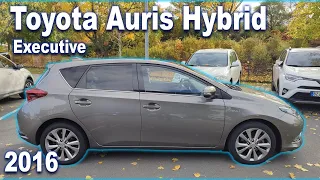 Toyota Auris hybrid Executive 2016  - ce autonomie indică?