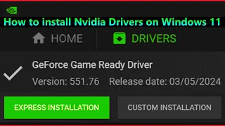 How to install Nvidia Drivers on Windows 11 Directly – (2024 Update) with GeForce Experience