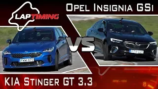 Épphogy megúsztuk! Opel Insignia GSi vs. KIA Stinger GT 3.3 (LapTiming ep. 46)