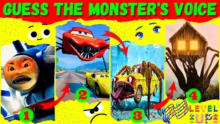 NEW Guess the Monster's Voice Thomas The Train, Mcqueen Eater, Car Eater, House Head