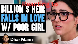 Reacting to BILLION $ HEIR Falls In Love With POOR GIRL, What Happens Next Is Shocking by Dhar Mann