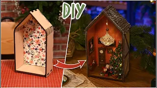 DIY the Nutcracker miniature room! / Making a Xmas decoration using what you have on hand