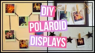 3 DIY Polaroid Wall Art Ideas | DIY Polaroid Garland, Polaroid Frame Display, & Polaroid Display