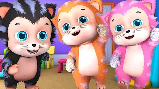 Meri Billi Kali Pili | Billi Mausi | Main Tera Billu Tu Meri Billi | Hindi Nursery by Jugnu Kids