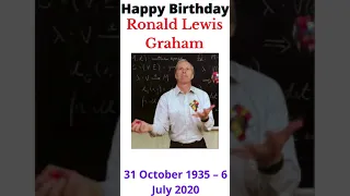 Happy Birthday Ron Graham #mathtel #shortbiography #mathematician #youtubeshorts