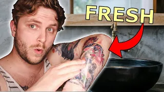 How To PERFECTLY Heal A New Tattoo *Day 0-3