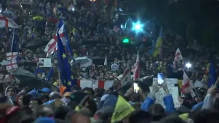 Thousands continue protesting so-called 'Russian law' in Tbilisi