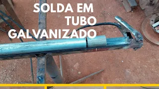 Como soldar um tubo galvanizado