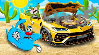 Roblox Dusty Trip With New Car ft.Oggy And Jack