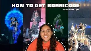 HOW TO GET BARRICADE/FRONT ROW🎤 + concert tips