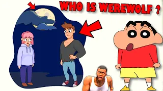 Finding WEREWOLF in DELETE ONE PART with SHINCHAN and CHOP | NOOB vs PRO vs HACKER