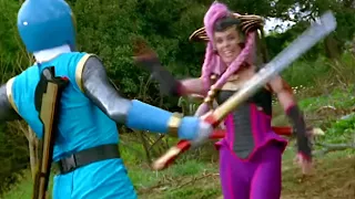 Tori Hanson vs. Marah & Kapri [Power Rangers Ninja Storm - S11E09 - "Snip It, Snip It Good"]