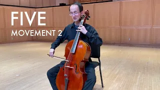 "Five" for five-string Baroque cello, movement 2, by Luke Dahn