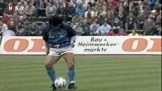 Diego Maradona Warm Up (Semi final UEFA Cup 1989)