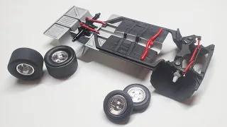 Kit bashing a scale model - Part 2, Chassis Modifications | Pro Street Square Body Chevy