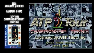 ATP Tour Championship Tennis (USA/EUR) (Megadrive / Genesis / Gameplay #0070)