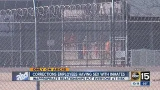 Corrections employees having sex with inmates