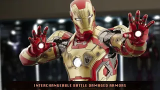 Hot Toys – Iron Man 3 – 1/4th scale Mark XLII collectible figure (Deluxe Version)