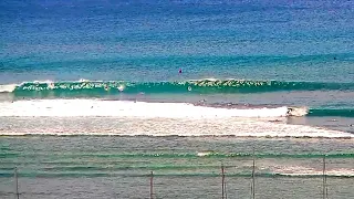 Biggest swell of the year so far at Ala Moana Bowls